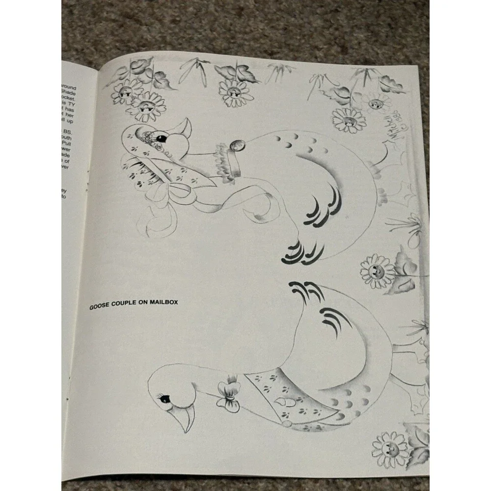 The Added Touch II Judy Mitchell Folk Art Painting Pattern Book MM 1261 Vintage